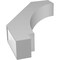 Ekena Millwork 5 1/2-in. W x 24-in. D x 36-in. H Imperial Architectural Grade PVC Knee Brace BRCP055X24X36IMP - alternate 6
